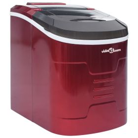 Ice Cube Maker Red 0.63 Gallon 33.1 lbs / 24 h