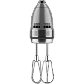 7-Speed Contour Silver Hand Mixer with Whisk and Whisk Attachment (material: plastic, Color: outline silver)